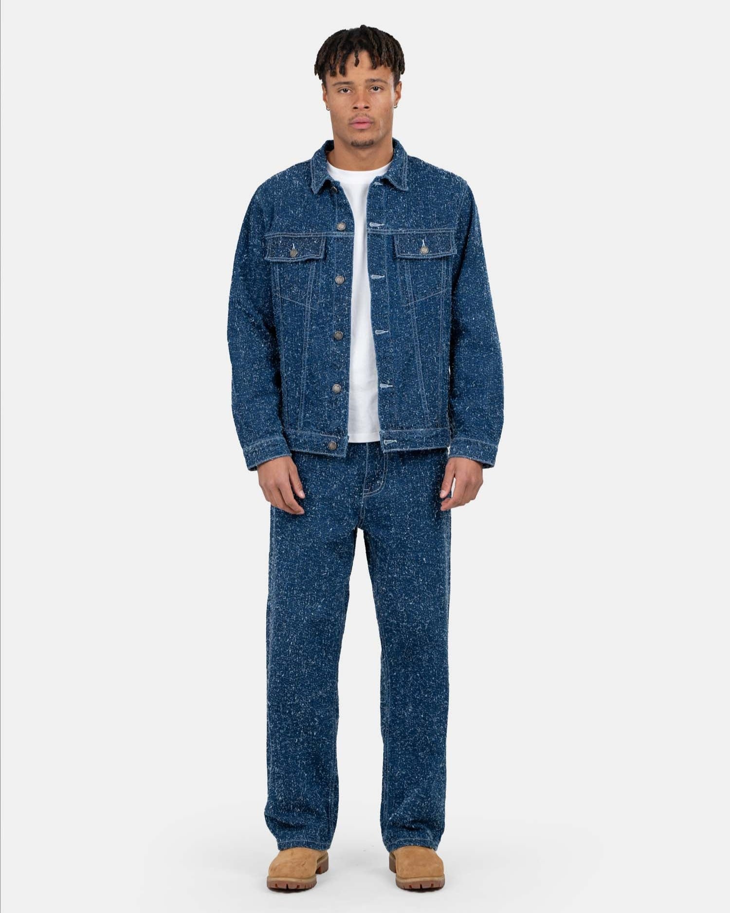 Textured Denim Jeans Mid Blue | Skagen - clothing.dk